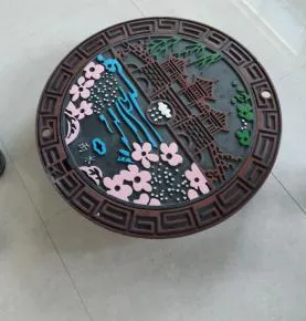 Decorative sewer manhole covers